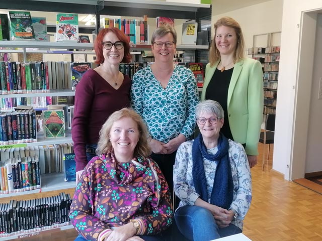 Das Team der Gemeindebibliothek Möhlin. Foto: zVg