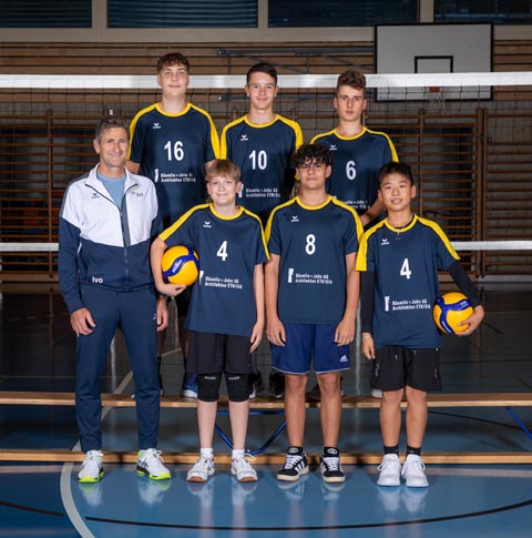 U18-Volleyballer des TSV Frick. Foto: zVg